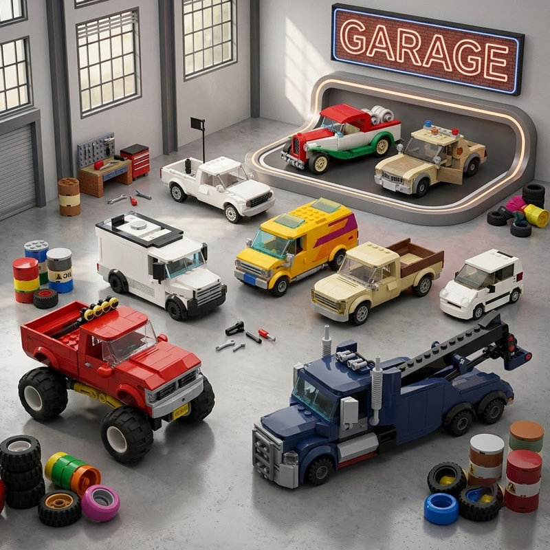 Lego Set City - City Car Building Blocks Set DIY