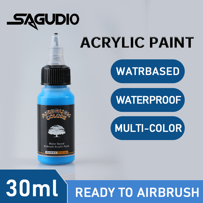 Miniature Painting Set - SAGUD Airbrush Paint Ready to Spray