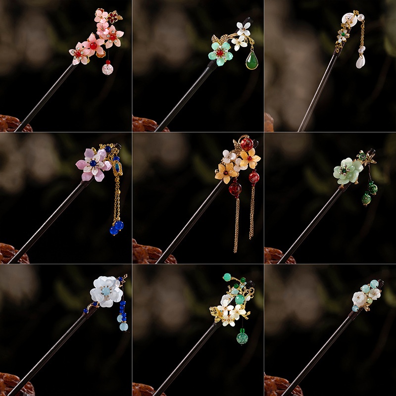 Board Game Go - 1Pc Wooden Hairpin Headdress for Women