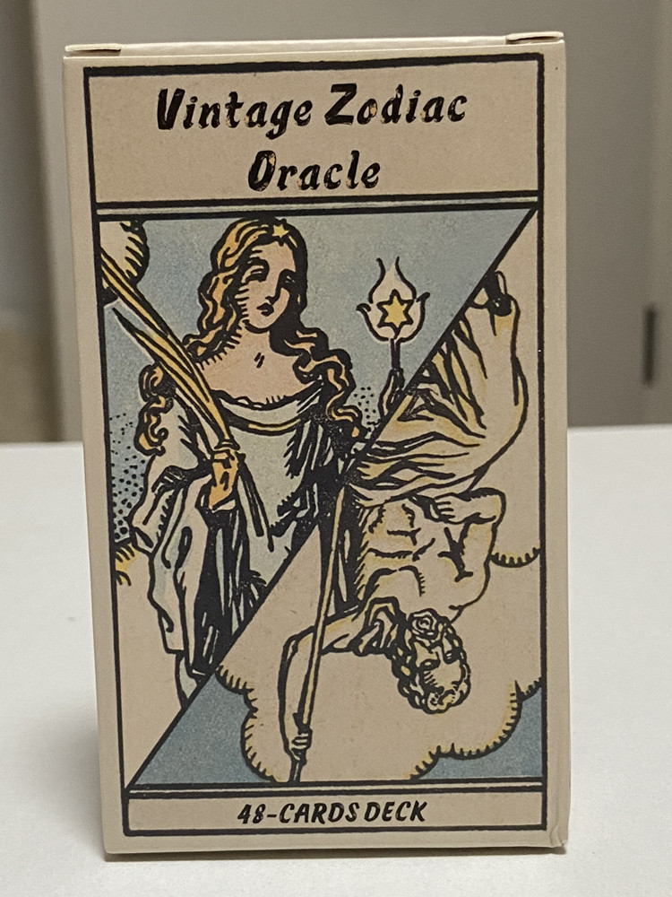 Board Game Vantage - vintage zodiac oracle cards 48pcs Board