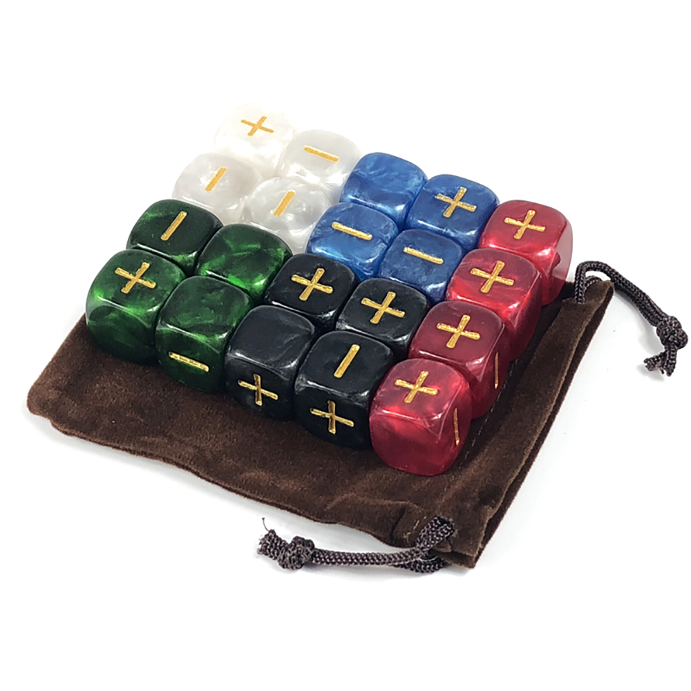 Board Game Arena - Fate Dice with Bag 20pcs for