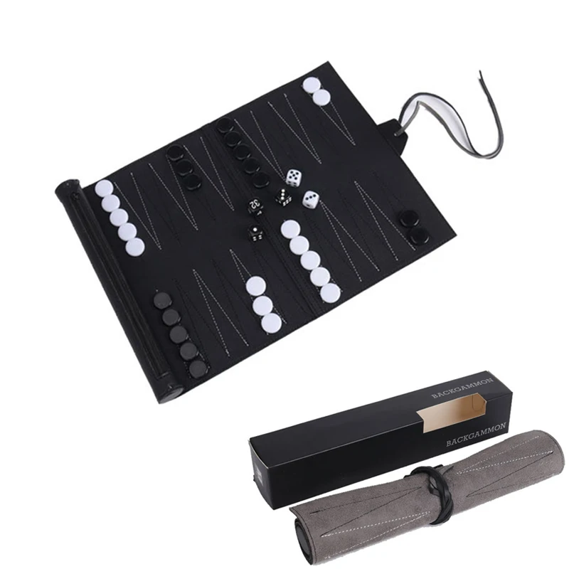 Board Game Vantage - Roll Up Backgammon Sets Portable Travel