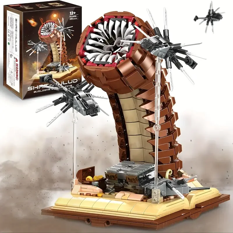 Board Game Dune - 1688PCS MOC Movie Dune Sandworm Building