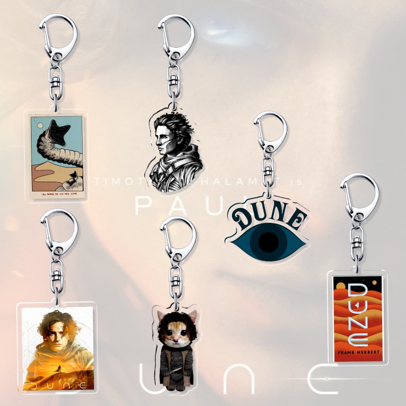 Board Game Dune - DUNE Paul Atreides Keychain Movie Character