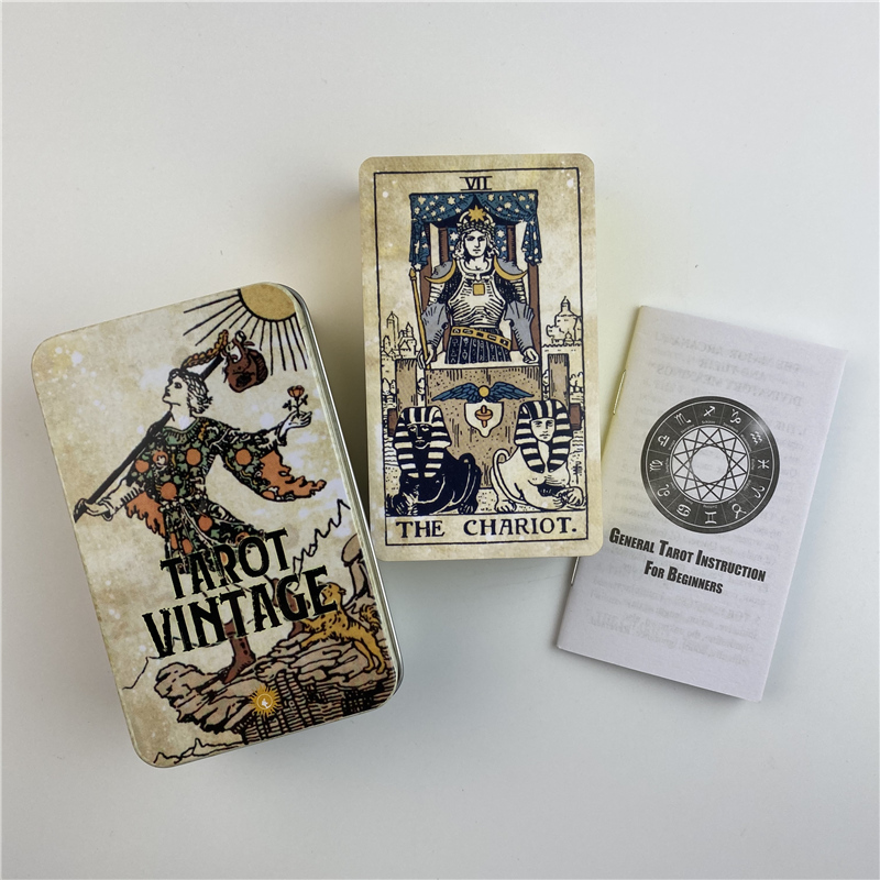 Metal Box Gilded Tarot Vintage - Board Game Vantage review and price