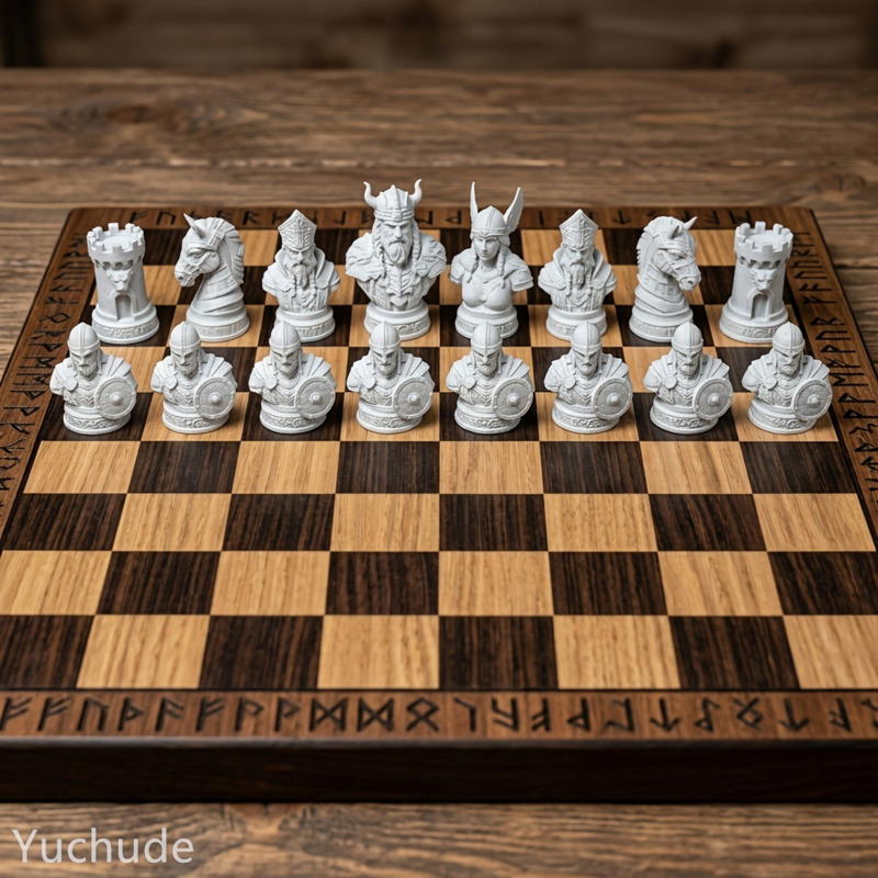 Viking Chess Pieces 3D Printed - Board Game Vikings review and price