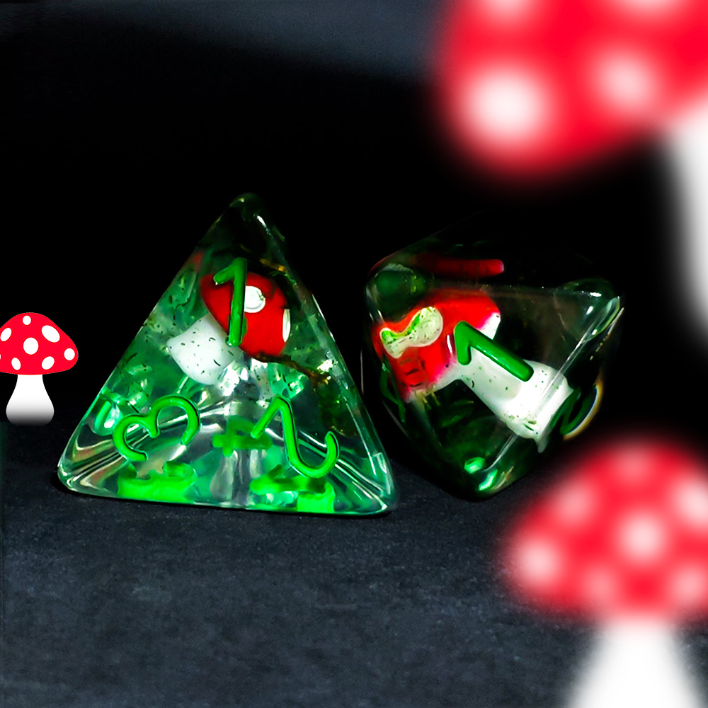 7Pcs/Set DND Dice Transparent  - Dice Set Polyhedral review and price