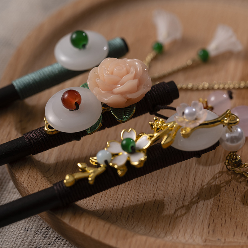 1Pc Wooden Hairpin Headdress f - Board Game Go review and price