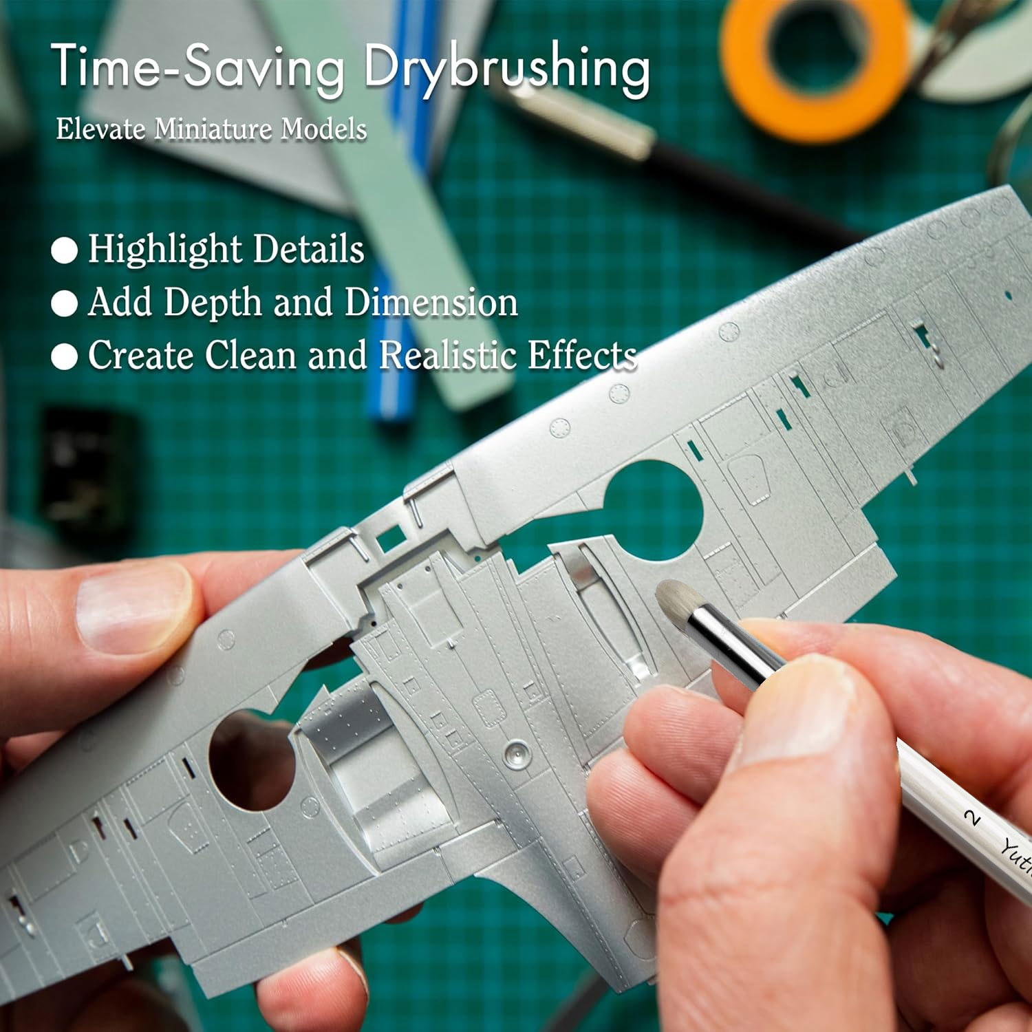 Miniature Paint Brushes Drybru - Miniature Painting Set review and price