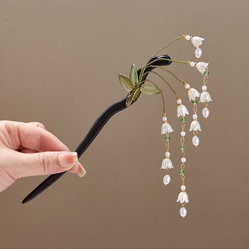 Wooden Flower Hairpin Vintage  - Board Game Go review and price