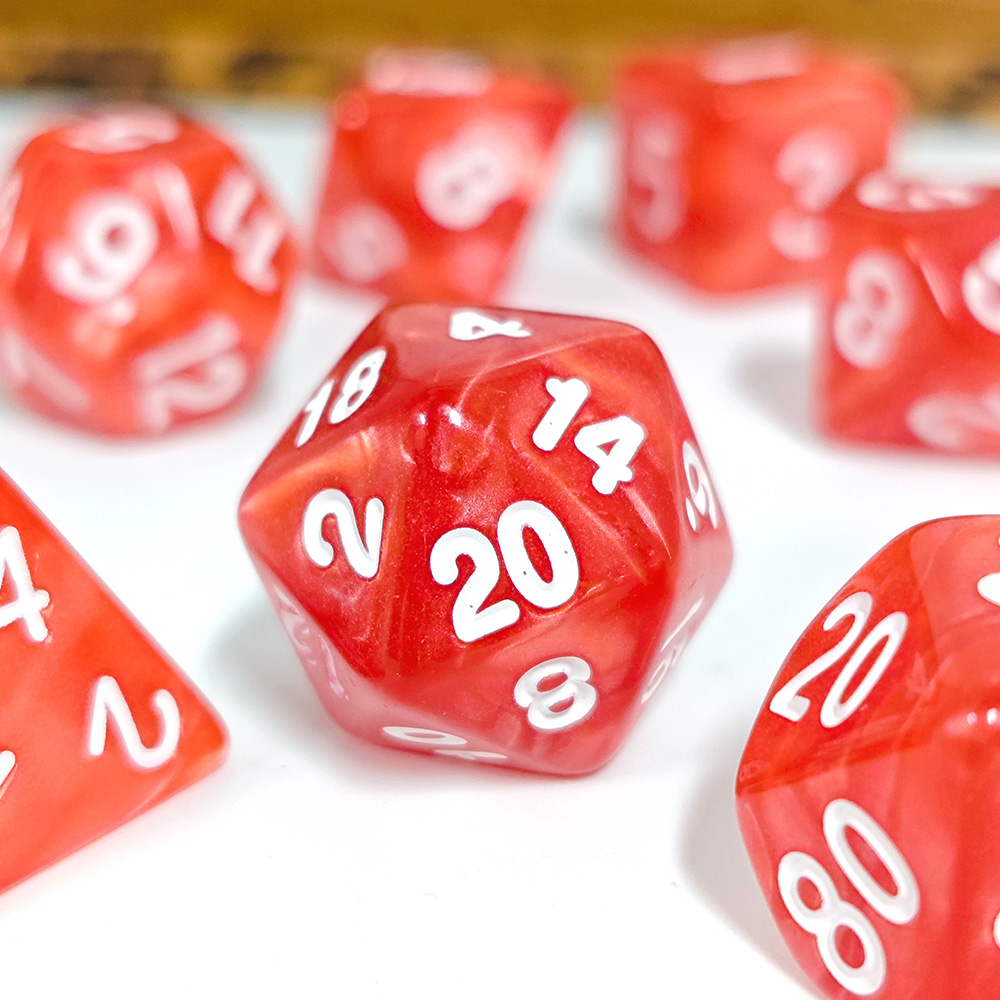 7Pcs/Set Pearl Dice Polyhedral - Dice Set Polyhedral review and price