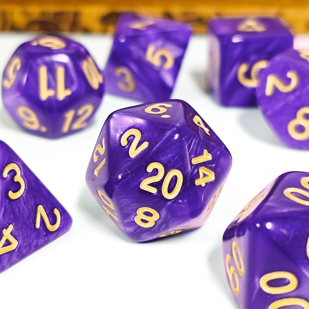 7Pcs/Set Pearl Dice Polyhedral - Dice Set Polyhedral review and price