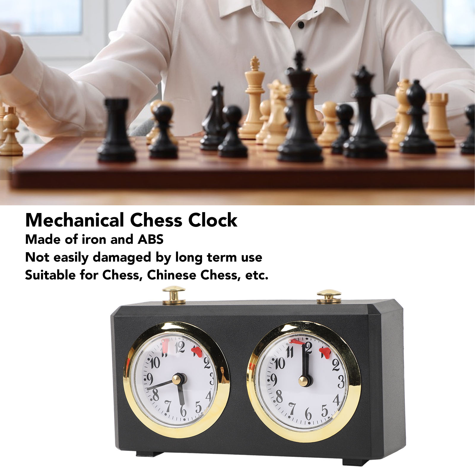 Analog Chess Clock Reduce Pres - Board Game Vantage review and price