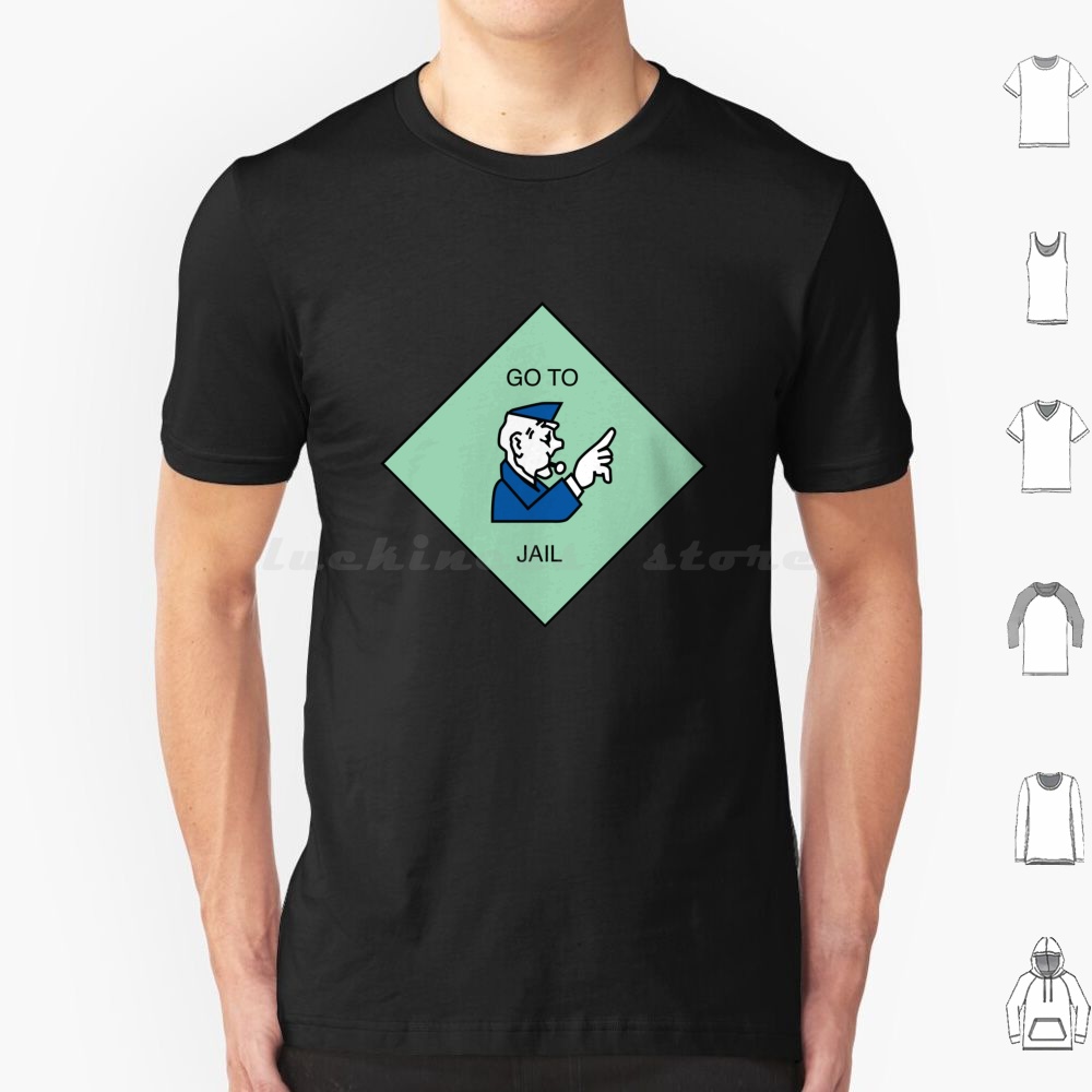 Go To Jail-T Shirt Cotton Men  - Board Game Go review and price