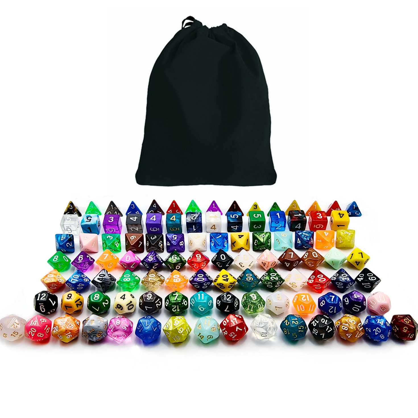Bescon 100pcs Big Set of Rando - Dice Set Polyhedral review and price