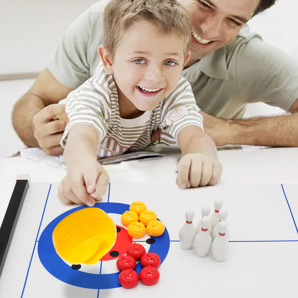 New Mini Curling&Bowling Table - Board Game Arena review and price