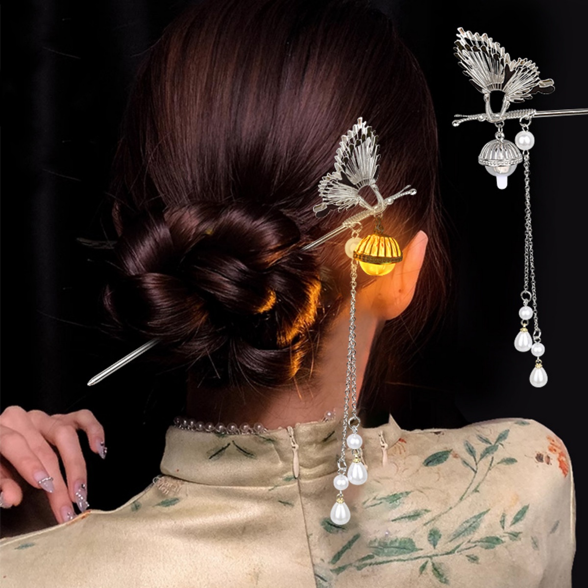 Luminous Flower Hairpin For Wo - Board Game Go review and price