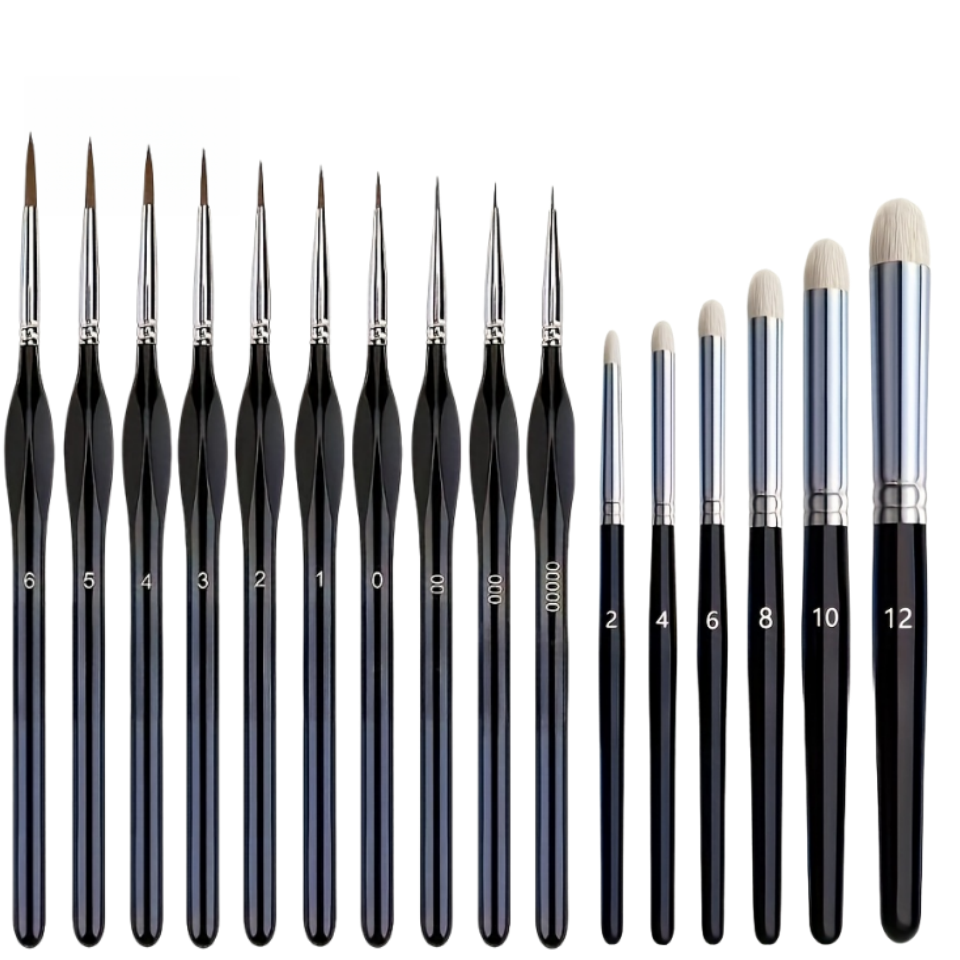 Miniature Paint Brushes Drybru - Miniature Painting Set review and price