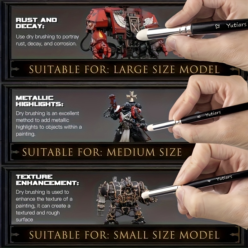 Miniature Paint Brushes Drybru - Miniature Painting Set review and price