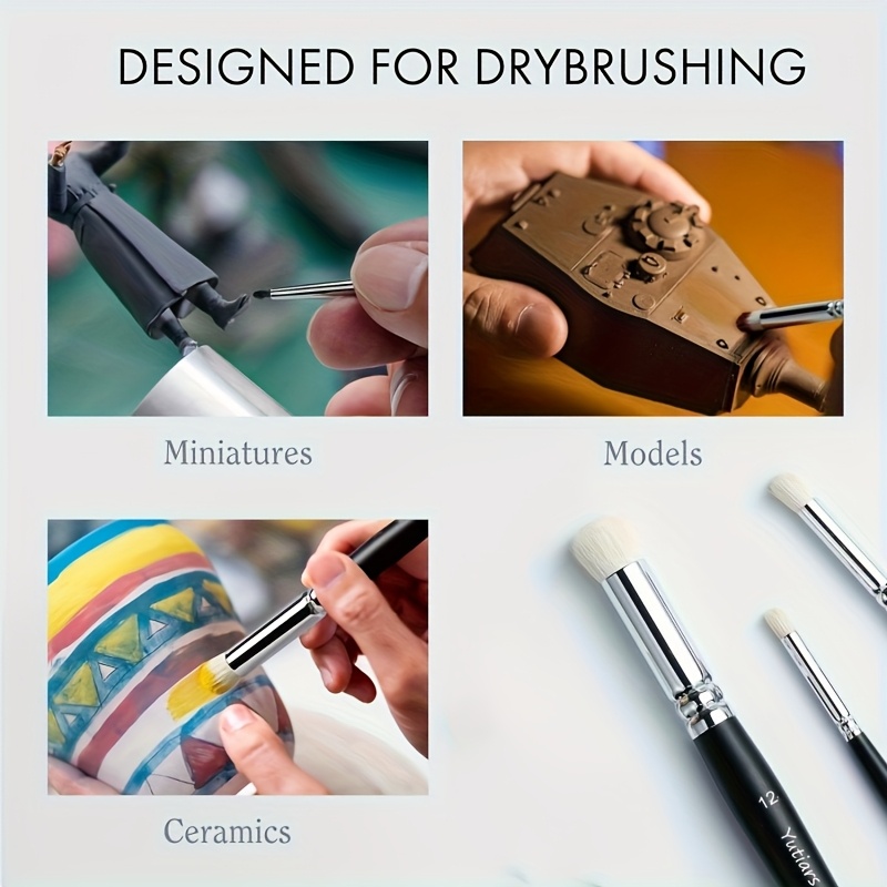 Miniature Paint Brushes Drybru - Miniature Painting Set review and price