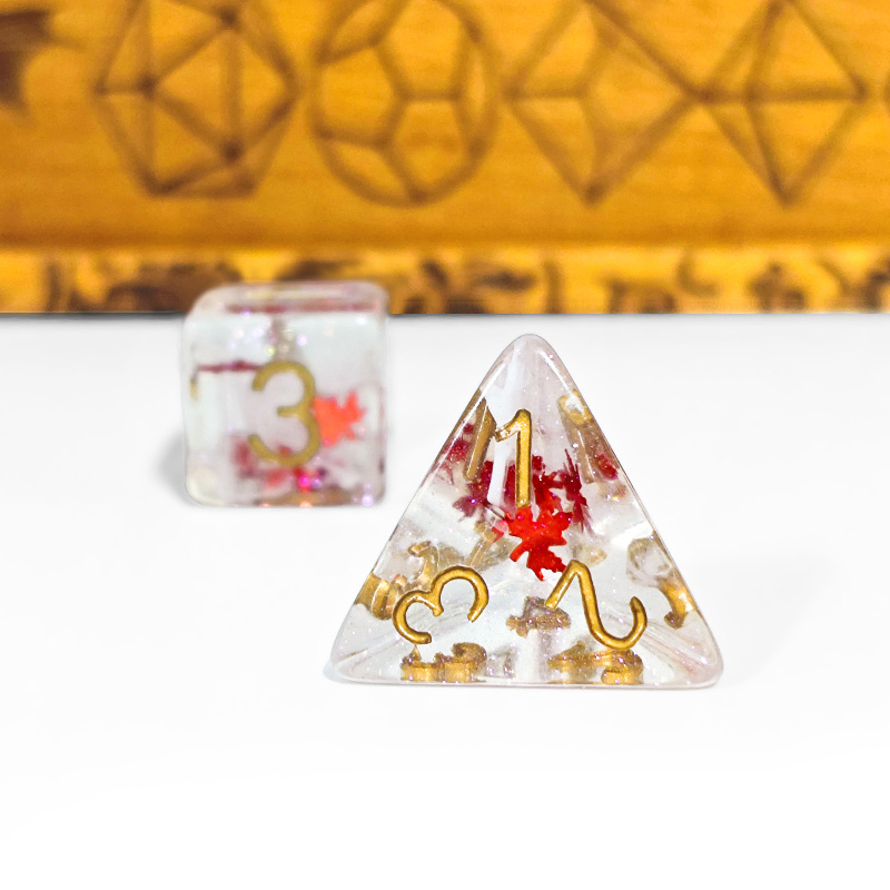 7PCS DND Dices Transparent Res - Dice Set Polyhedral review and price