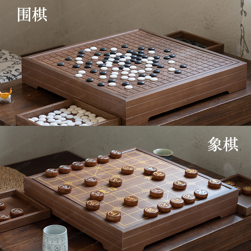 High-End Solid Wood Go & Chine - Board Game Go review and price