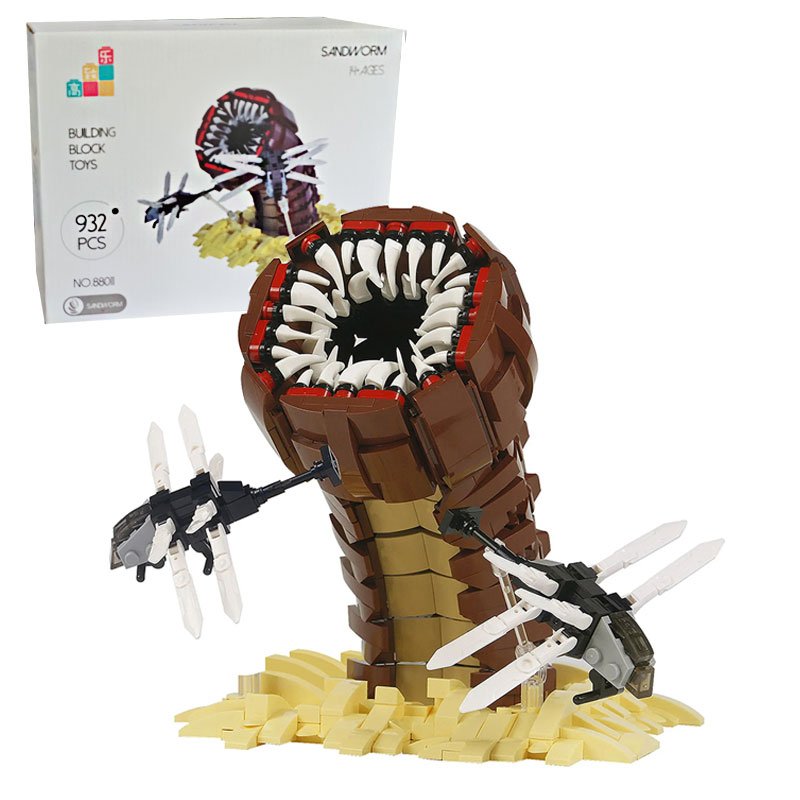 932PCS Sci-Fi Creature Model D - Board Game Dune review and price