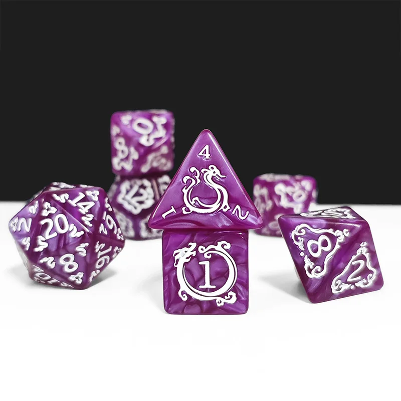 7pcs DND Dice 7Pcs/set Dragon  - Dice Set Polyhedral review and price
