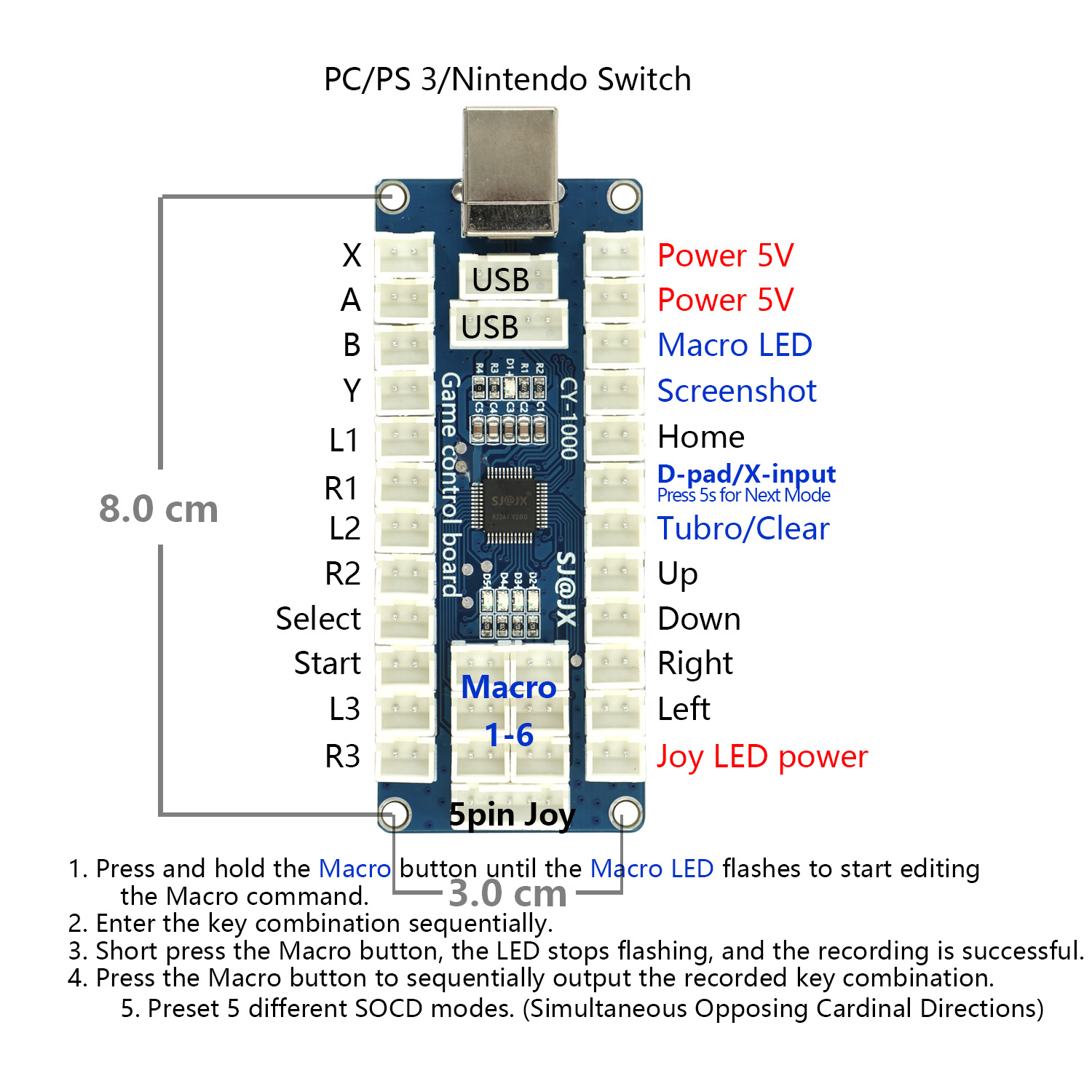 SJ@JX Arcade Game USB Encoder  - Board Game Nintendo Switch review and price