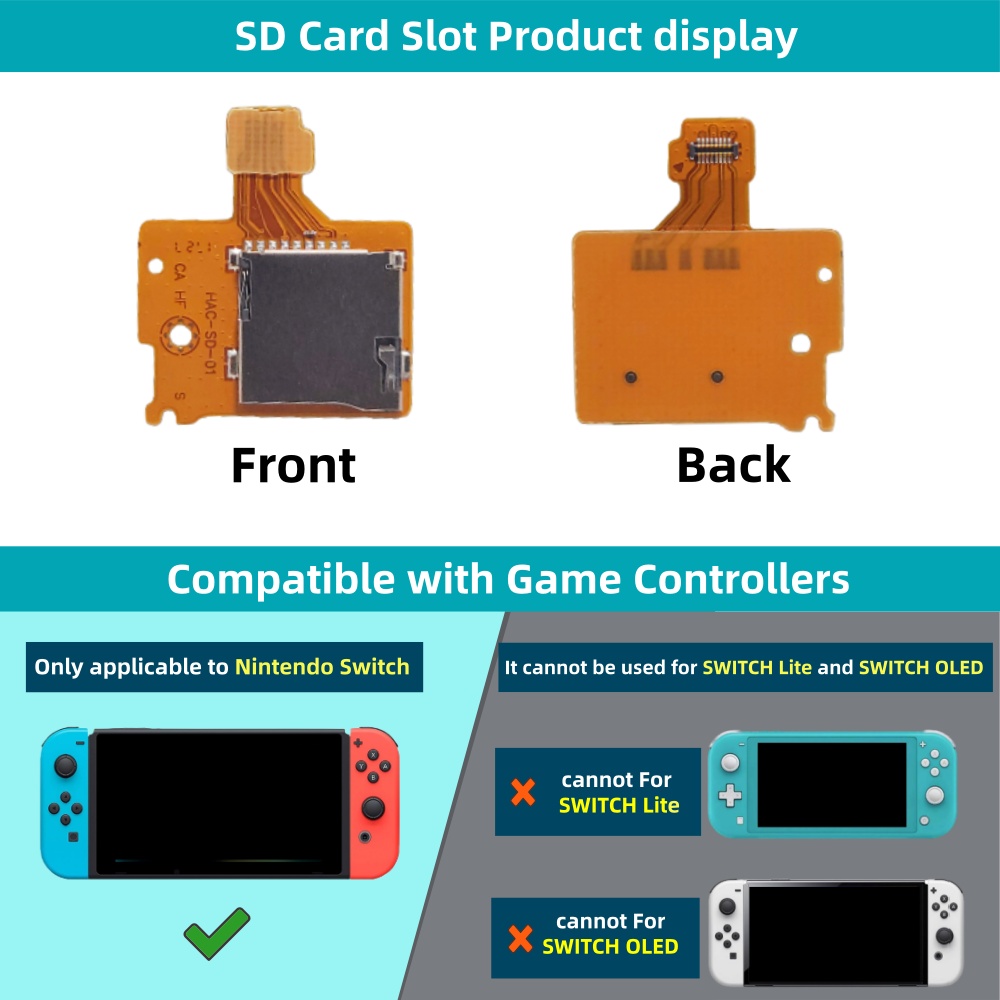 Replacement SD TF Card Slot So - Board Game Nintendo Switch review and price