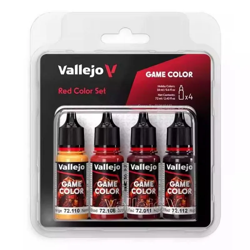 18m/ Bottle 4-color/set of Env - Miniature Painting Set review and price
